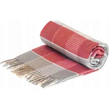 Prostěradlo Deka Rena Home bavlna 140 cm x 200 cm červená