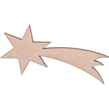 Vánoční ozdoba HVĚZDA betlémská hvězda 7cm DECOUPAGE ozdoba