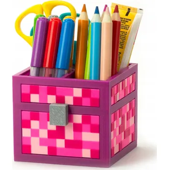 Psací stůl Organizér na pastelky Pixele 3D Pomůcka na psací stůl pro děti, narozeniny EKO