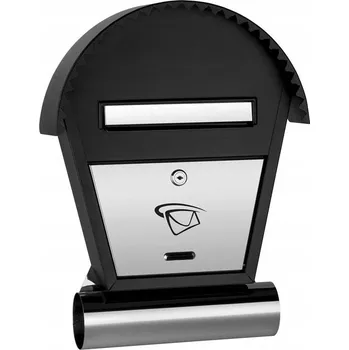 Poštovní schránka Poštovní schránka euroschránka, s prostorem na noviny Chle-Mar černá