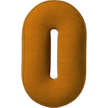 Polštář YellowTipi Polštář Číslice 0 medová