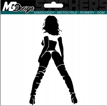 Samolepicí dekorace na vozidlo ŽENA LASKA PROVOKATIVNÍ samolepka NA AUTO 25X15cm