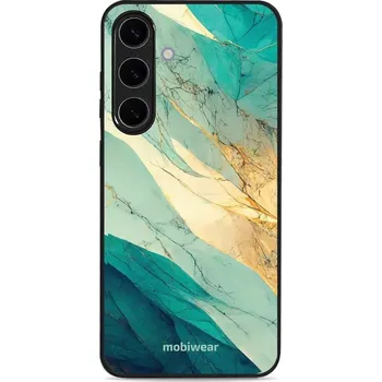 Pouzdro na mobilní telefon Lesklý kryt Mobiwear Glossy - Samsung Galaxy S25 Plus - G024G - Zlatavý a zelenkavý mramor (Prémiové lesklé pouzdro, obal, kryt Mobiwear Glossy na mobil Samsung Galaxy S25 Plus - G024G - Zlatavý a zelenkavý mramor, materiál Plast + TPU silikon - krytí po)
