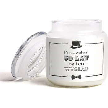 Svíčka Parafínová vonná svíčka Bavlna Prezentonauci 1 ks