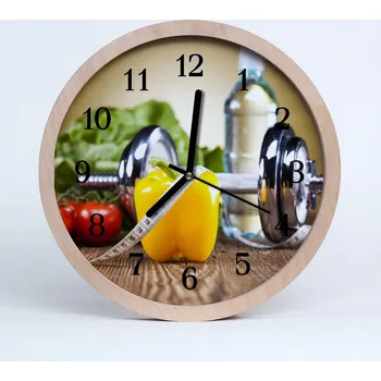 Hodiny Moderní nástěnné hodiny loft Paprika do obýváku 25 cm