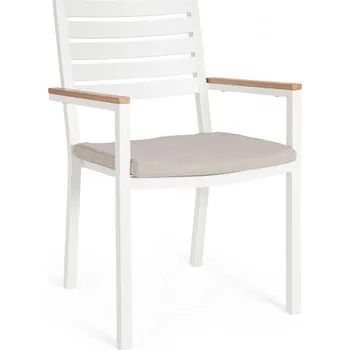 BIZZOTTO Zahradní židle HENNA bílá 0664013