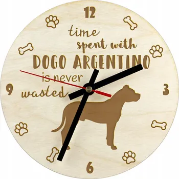 Hodiny Nástěnné hodiny Art-Dog béžové 30 cm