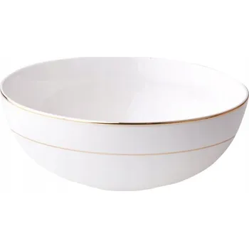Ambition Aura Gold 29191 porcelánová Salátová Mísa 20 cm bílá