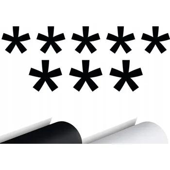 Samolepicí dekorace na vozidlo Samolepka na auto 8 HVĚZDIČEK 16X6