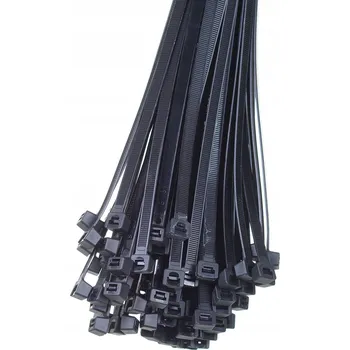 Organizace kabelů Stahovací pásky na stahovací pásky pásky 7,5x370 černé, 100 kusů