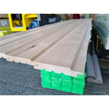 Palubky, Podbití, Obklad, Dřevo do Sauny HEMLOCK JEDLE 12,5X94mm B