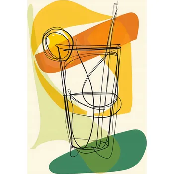 Plakát Plakát Umělecký koktejl bez rámu 61 x 91,5 cm