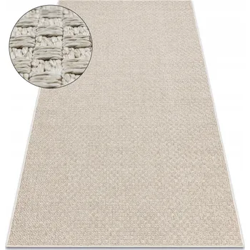 Koberec PLOCHÝ TKANÝ KOBEREC ORIGI 78x150 cm KOSTKA béžový sisal venkovní #D1541