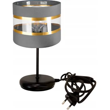 Lampička Noční lampa Stolní lampa loft styl na LED žárovku E27 s stínidlem