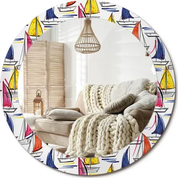 Zrcadlo Zrcadlo Prismalumino nástěnné kulaté 700 x 700 mm