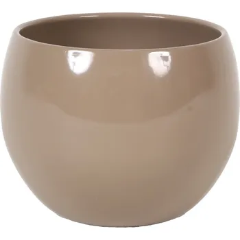 Obal na květináč Obal 510 Beige Grey lesk 18 cm - 4 ks