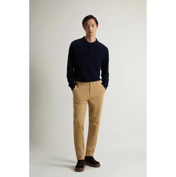 Pánské kalhoty KALHOTY WOOLRICH CLASSIC CHINO PANT GOLD KHAKI