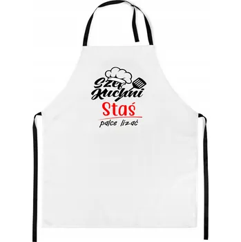 Kuchyňská zástěra Dětská kuchyňská zástěra se jménem dítěte a textem