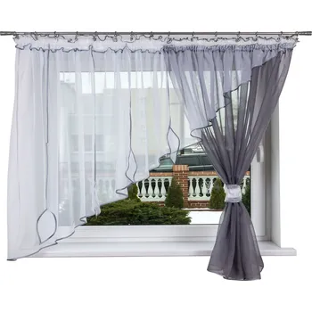 Záclona Záclona záclona StrefaFiran voál hladká, vícebarevná, 370 x 150 cm