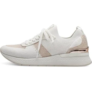 Dámské sandále Tamaris textilní tenisky 23712 Wht/Rose Gold, velikost 39