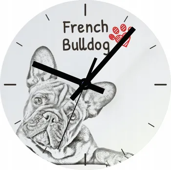 Hodiny Nástěnné hodiny Art-Dog bílé 20 cm