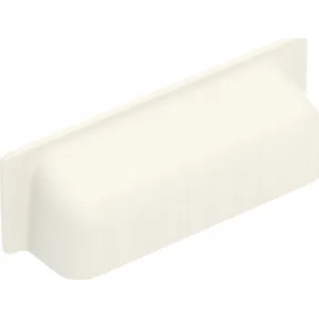 Nábytkové kování Nábytková úchytka GAMET UP11 bílá soft touch 64mm