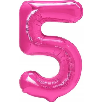 Balónek Fóliové balónky tmavě růžové 40 cm 5 ks