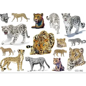 Odstranitelné tetování Smyvatelné tetování pro děti - TYGŘI CG582