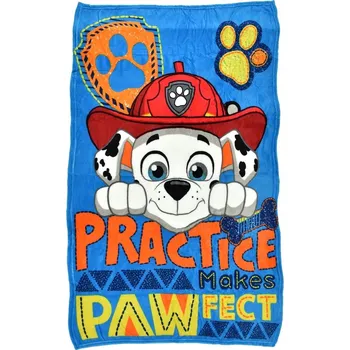 Dětská deka Deka medvídek Coral Tlapková patrola MARSHALL 100 x 140 cm