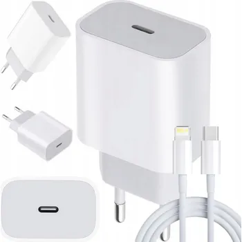 Síťová nabíječka 3DActive USB typ C pro Apple 2400 mA 20 V bílá