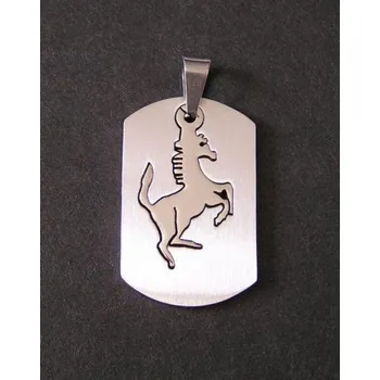 Přívěsek Kůň - ocelový přívěsek