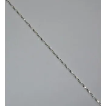 Řetízek Slabý třpytivý stříbrný řetízek - délka 19cm - varianta 2