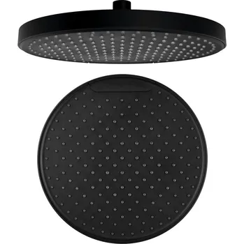 Hlavová sprcha Sapho Hlavová sprcha, průměr 255mm, silikon trysky, ABS/černá mat