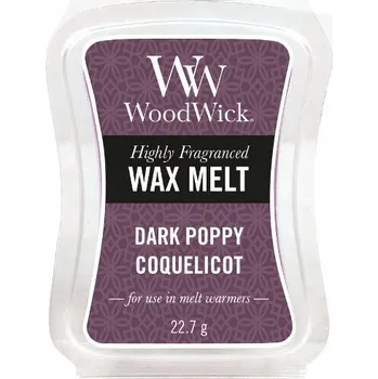 Svíčka Vosk do krbu a ohřívače Woodwick Wax Melt Dark Poppy 22,7 g