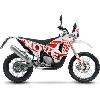 Výfuk pro motocykl Mezisvod pro odstranění katu LeoVince KOVE 450 RALLY LOW/HIGH 2023 - 2024 CAT ELIMINATOR (LINK PIPE)