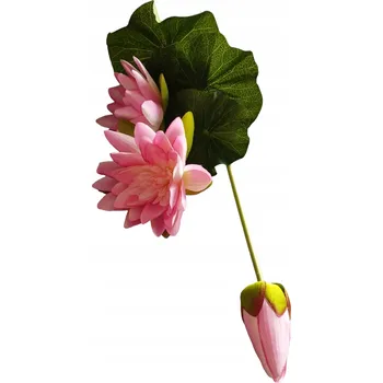 umělá květina Leknín bílý, umělá květina velký