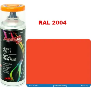 Barva ve spreji RAL 2004 oranžová LESK SPRAY 400ml professional-line HQ AMBROSOL 1233