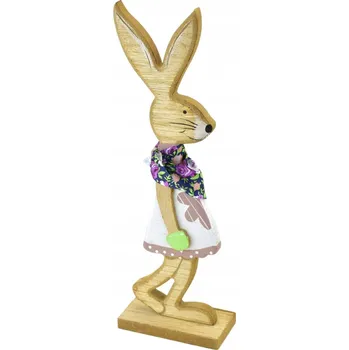 Obraz Zajíček se fialovým šátkem, 24 cm