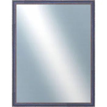 Zrcadlo DANTIK - Zrcadlo v rámu 70x90 | LYON modrá