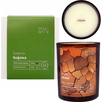 Svíčka Sójová vonná svíčka Warm Sienna EkoDetale 1 ks