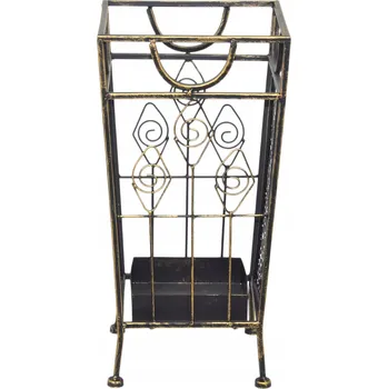 Stojan na deštník Stojan na deštníky kovový Bettina žlutý