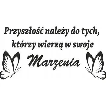 Obraz Naklejka na ścianę ścienna napis Citát Sny / Marzenia (Sny)