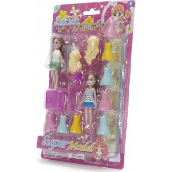 Panenka MINI PANENKA holčička panenka ŠATY DOPLŇKY