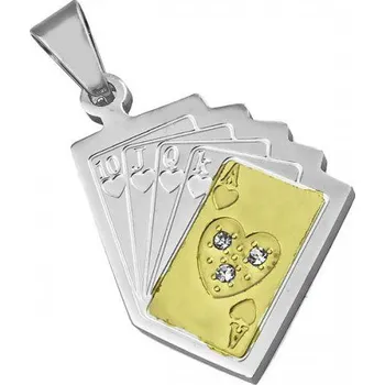 Přívěsek Hrací karty - ocelový přívěsek