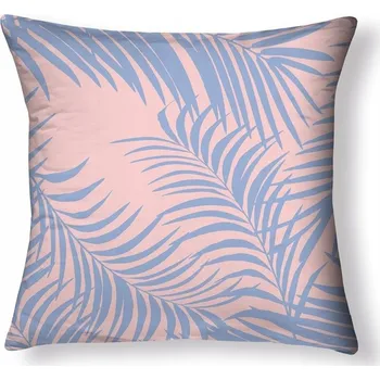 Polštář Dekorativní Polštář Polštář Do Obývacího Pokoje Se Vzorem Modré Listy 50x50