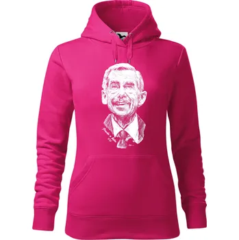 Dámská mikina Mikina - Václav Havel prezident Barva: Purpurová (40), Velikost: XL, Střih: Dámské