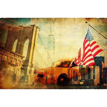 Obraz Cedule USA New York Mix