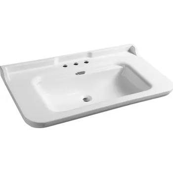 Umyvadlo WALDORF keramické umyvadlo 120x55cm, 3 otvory, bílá + slevový kód