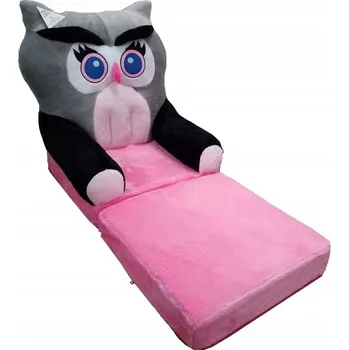dětské křeslo Dětské křeslo MATERACE Z GÓR Sova růžová