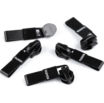 Zip Jezdec ke spirálovým zipům No 7 Varianta: černá, Balení: 50 ks